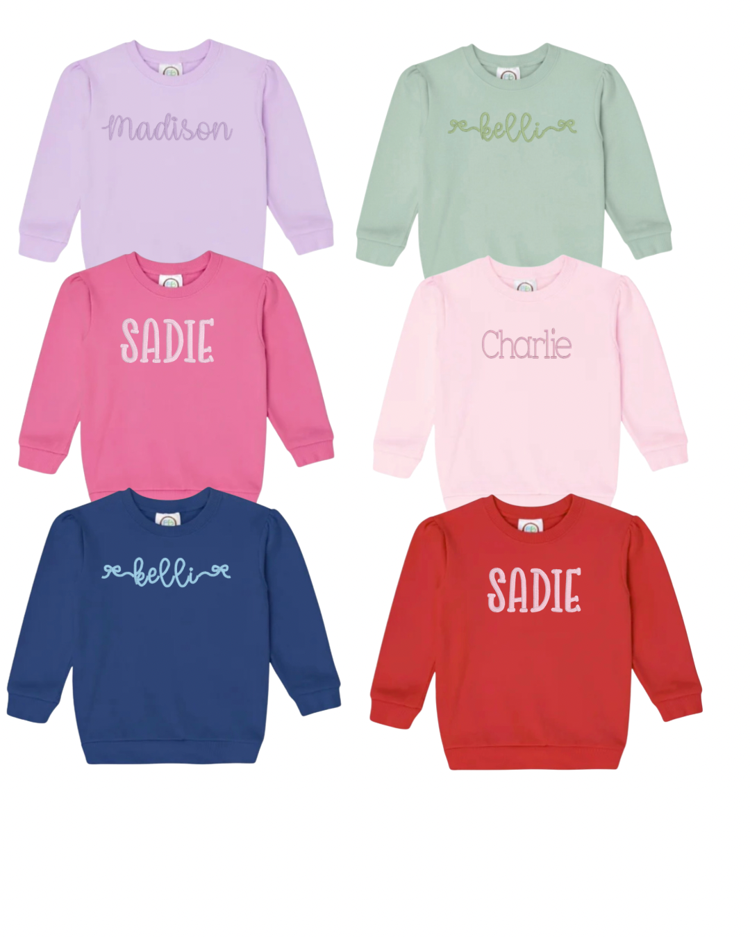 Ruffle Sleeve Sweatshirt