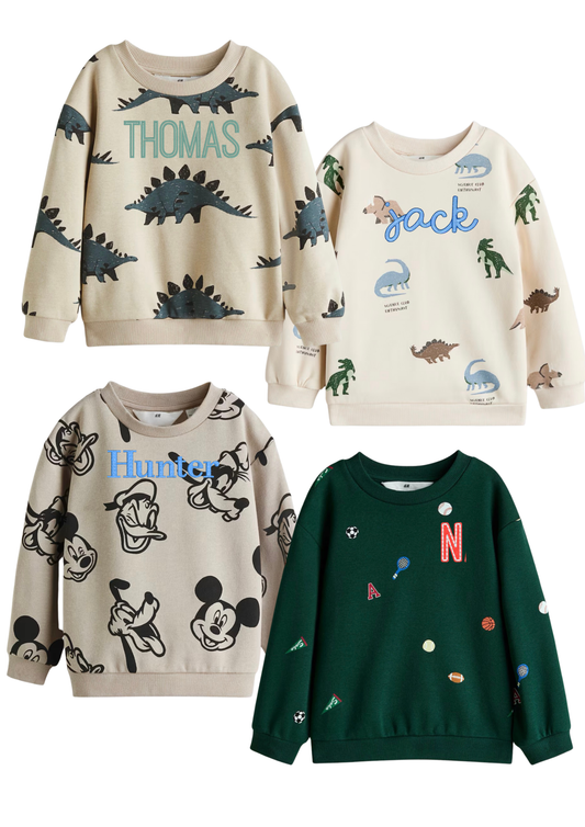 Fall Basics Printed Sweatshirts