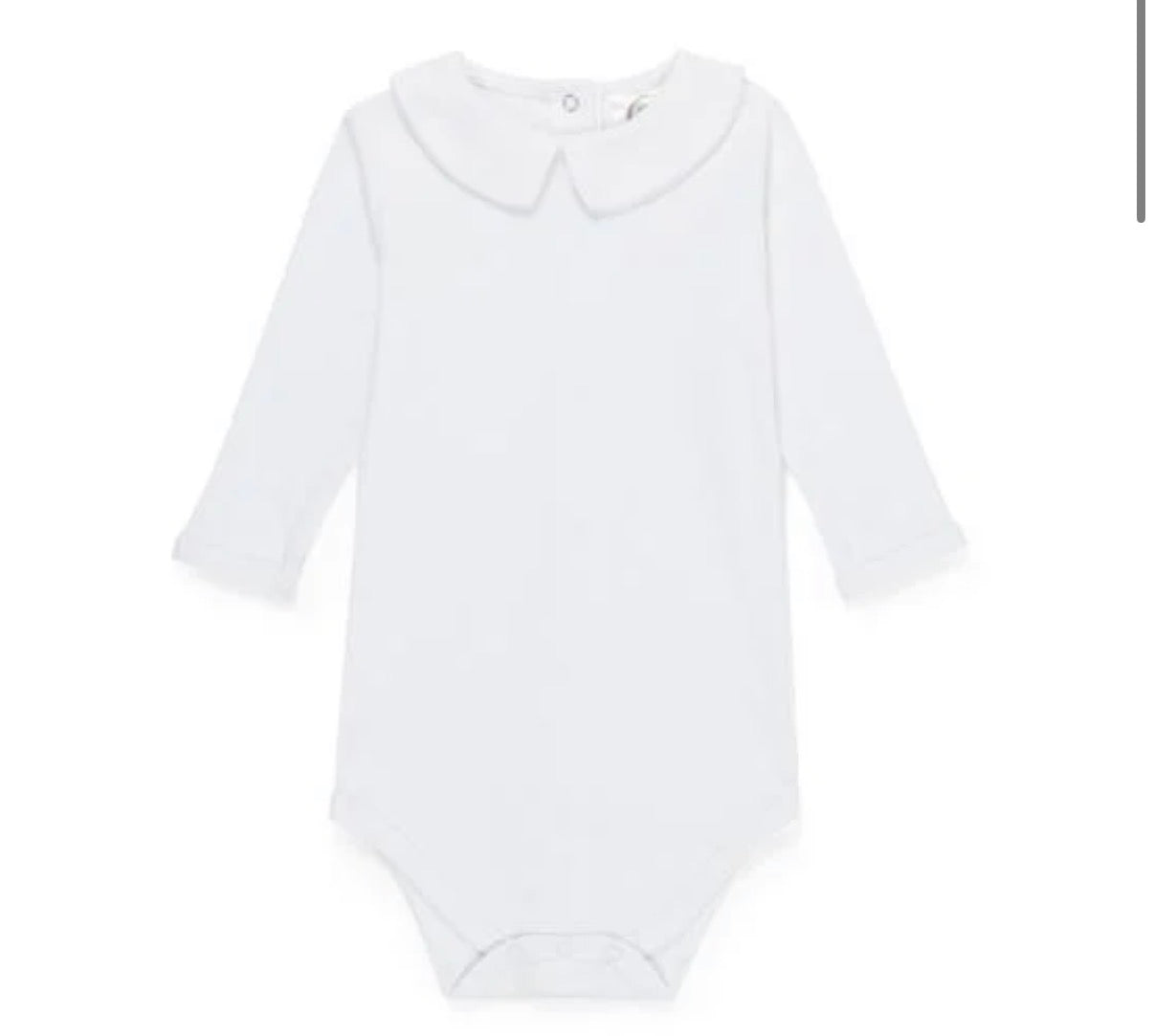 Little Boys Peter Pan Collar Onesie (for longtalls) or plain onesie