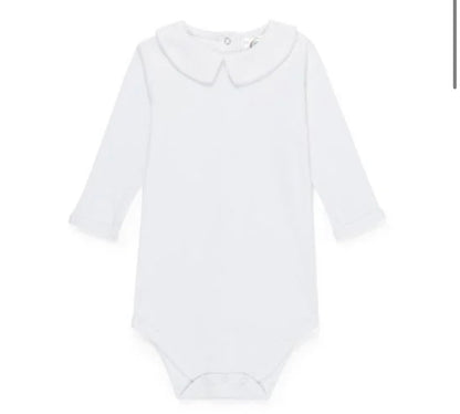 Little Boys Peter Pan Collar Onesie (for longtalls) or plain onesie