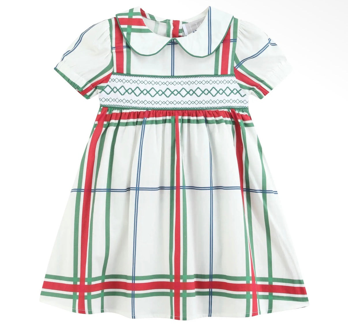 Girls Smocked Collar Dresses