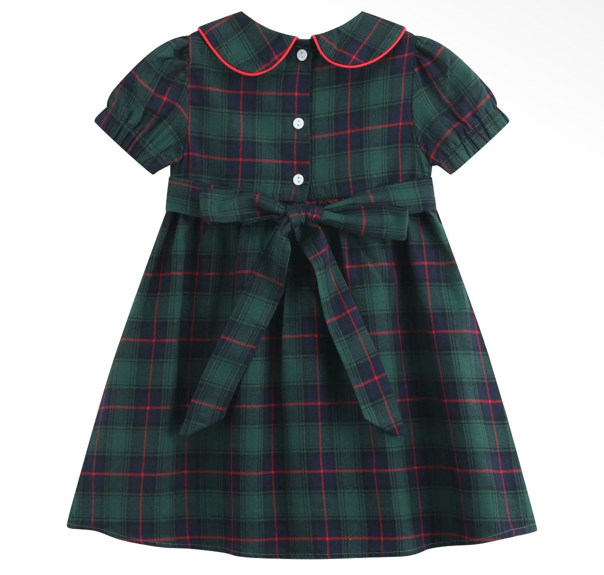 Girls Smocked Collar Dresses