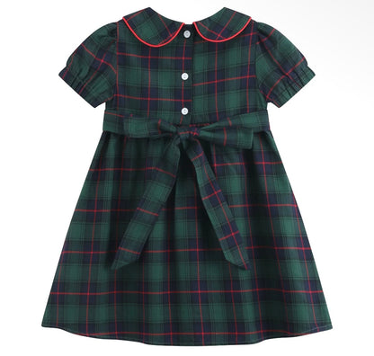 Girls Smocked Collar Dresses