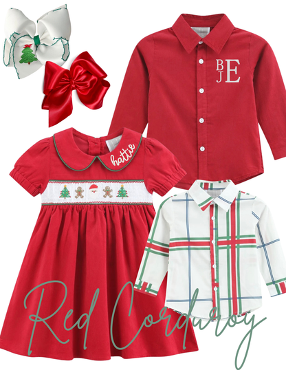 Girls Smocked Collar Dresses