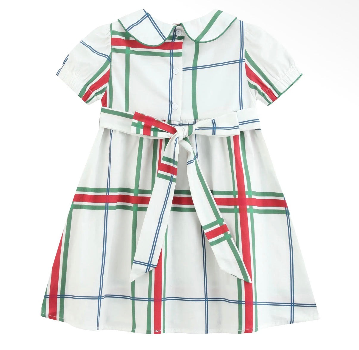Girls Smocked Collar Dresses