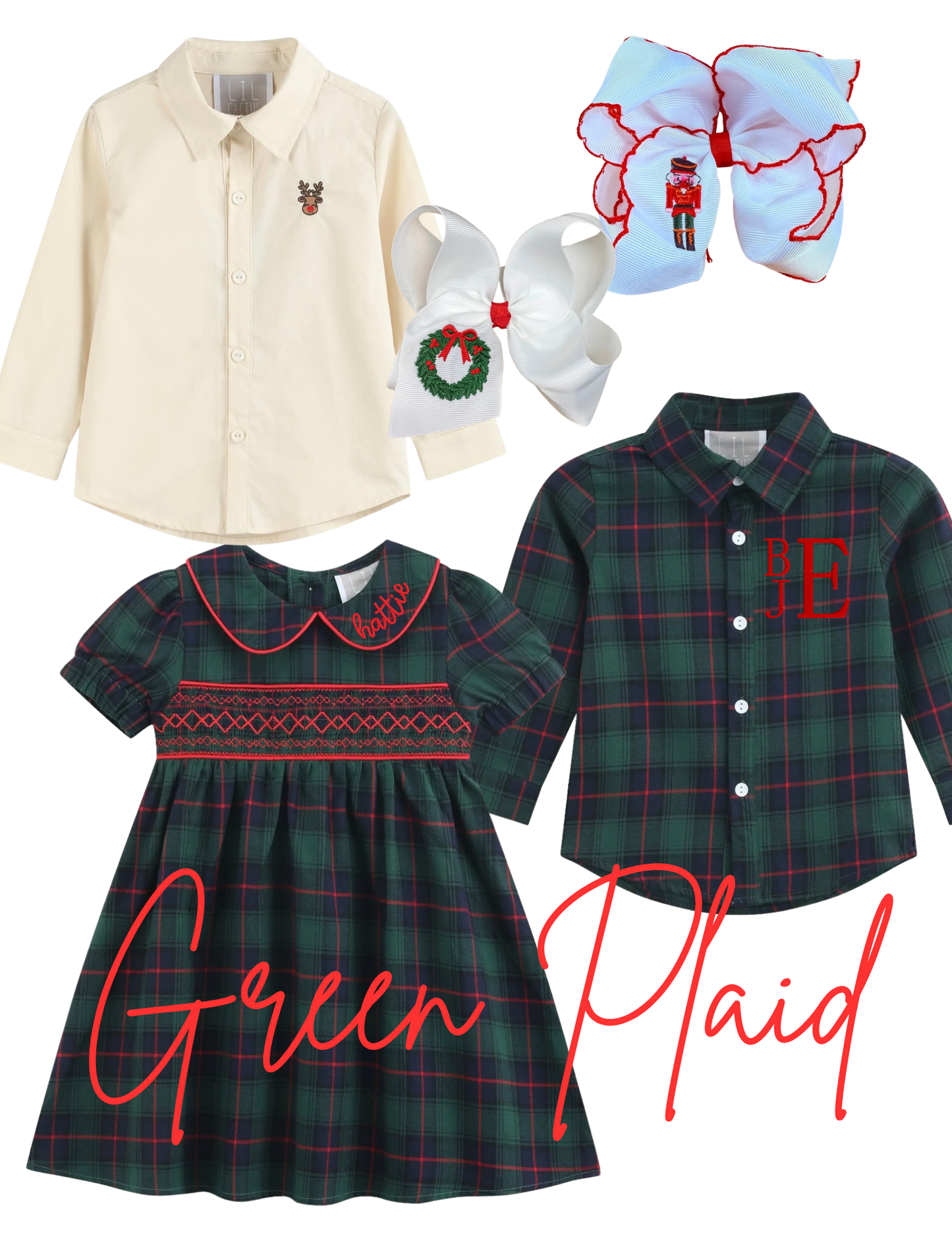 Girls Smocked Collar Dresses